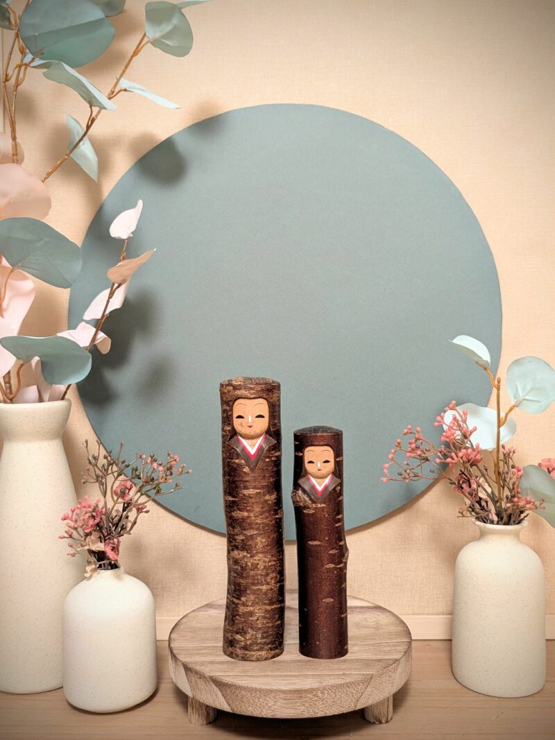 Kokeshi Omiyage Rustique – Duo