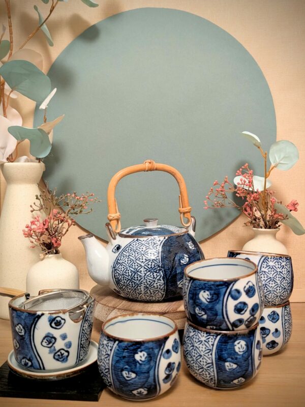 Service à thé japonais en porcelaine d’Arita 有田焼 - photo 1