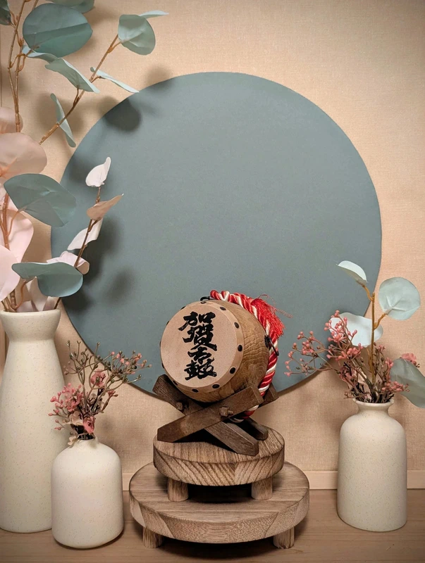 Tirelire japonaise en bois - Gaseiko 賀聲鼓