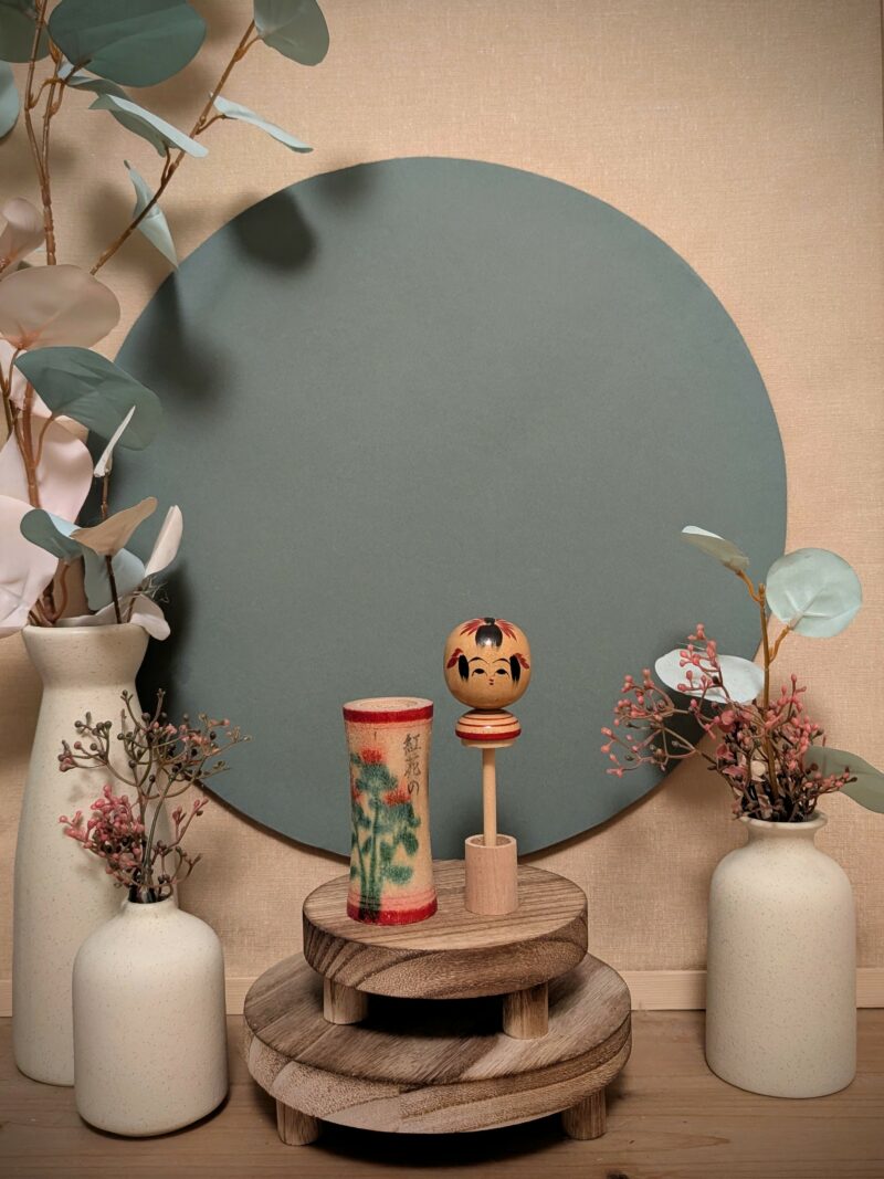 Kokeshi omiyage vintage – Porte cure-dents ou Message