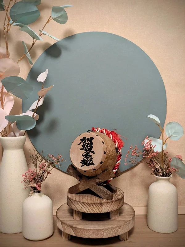 Tirelire japonaise en bois - Gaseiko 賀聲鼓 - photo 1