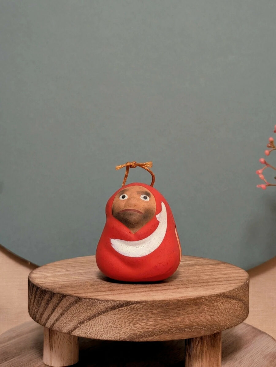 Cloche Dorei 土鈴 - Daruma 達磨 - photo 2