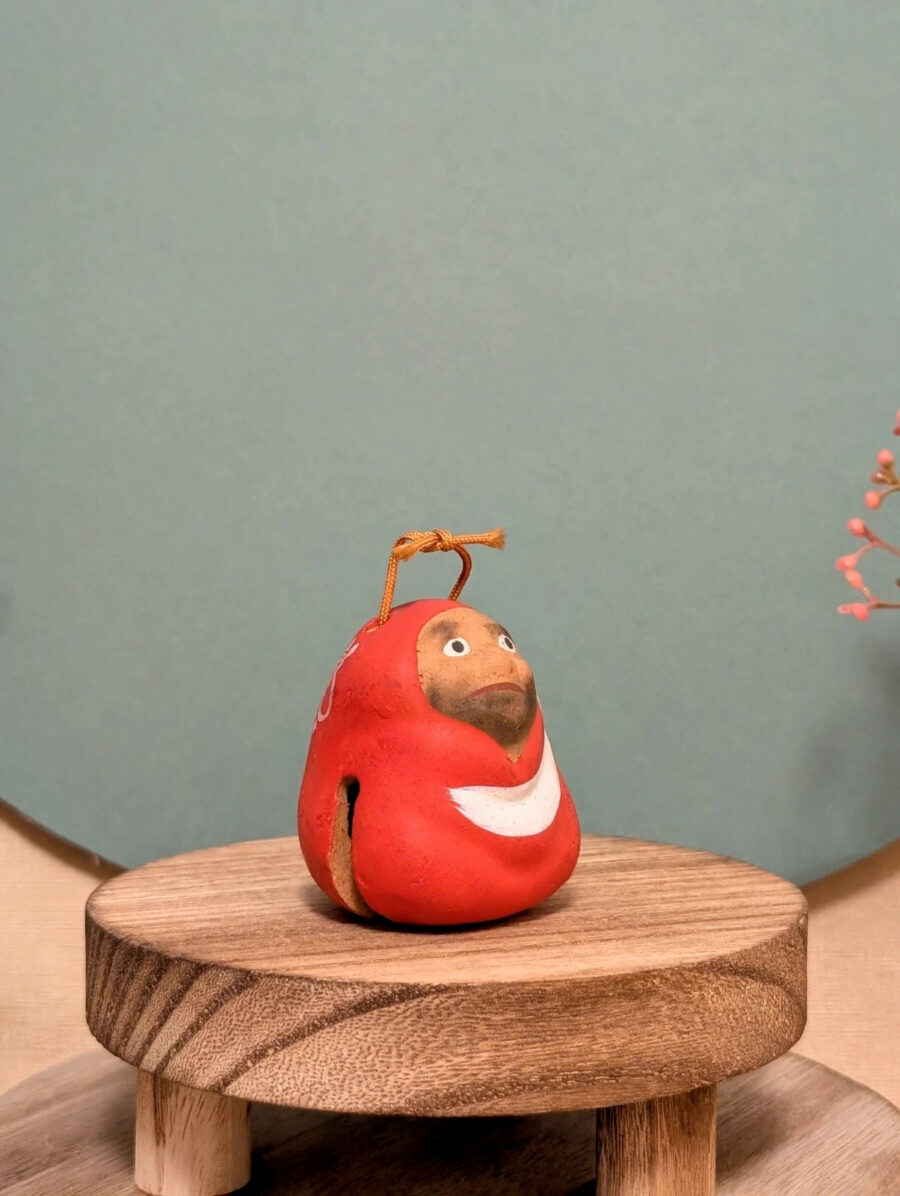 Cloche Dorei 土鈴 - Daruma 達磨 - photo 5
