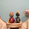 Duo Kokeshi Omiyage Donko - Corps Laqués - photo 2