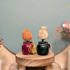 Duo Kokeshi Omiyage Donko - Corps Laqués - photo 3