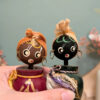 Duo Kokeshi Omiyage Donko - Corps Laqués - photo 5