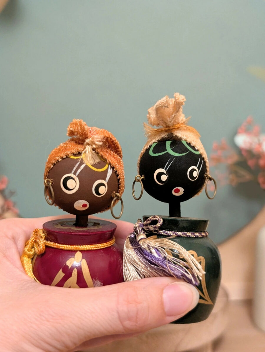 Duo Kokeshi Omiyage Donko - Corps Laqués - photo 5