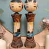 Duo de Kokeshi Omiyage - Littoral Rocheux - photo 2