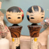 Duo de Kokeshi Omiyage - Littoral Rocheux - photo 6