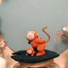 Duo de Singes du Zodiaque Saru 猿 - Soie Tressée - photo 2