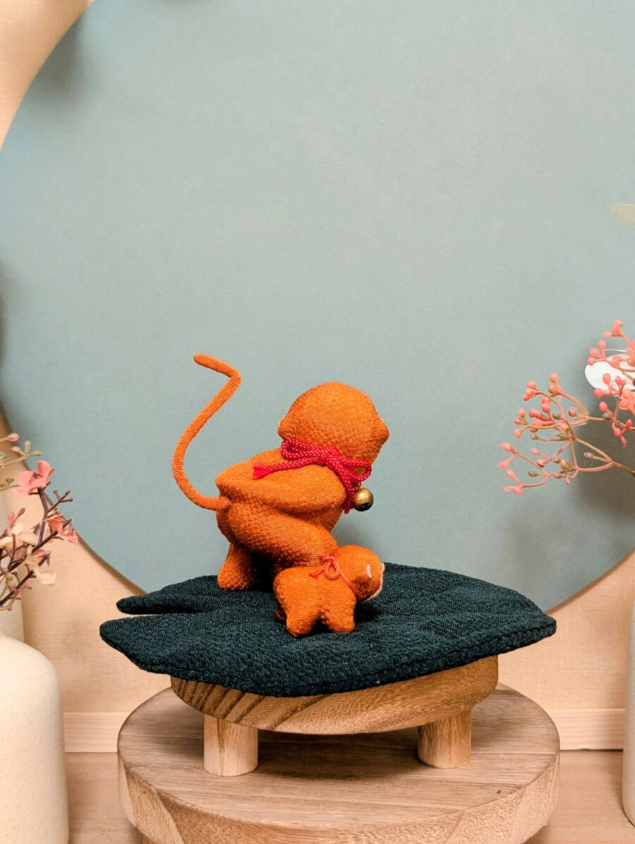 Duo de Singes du Zodiaque Saru 猿 - Soie Tressée - photo 4