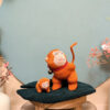 Duo de Singes du Zodiaque Saru 猿 - Soie Tressée - photo 6
