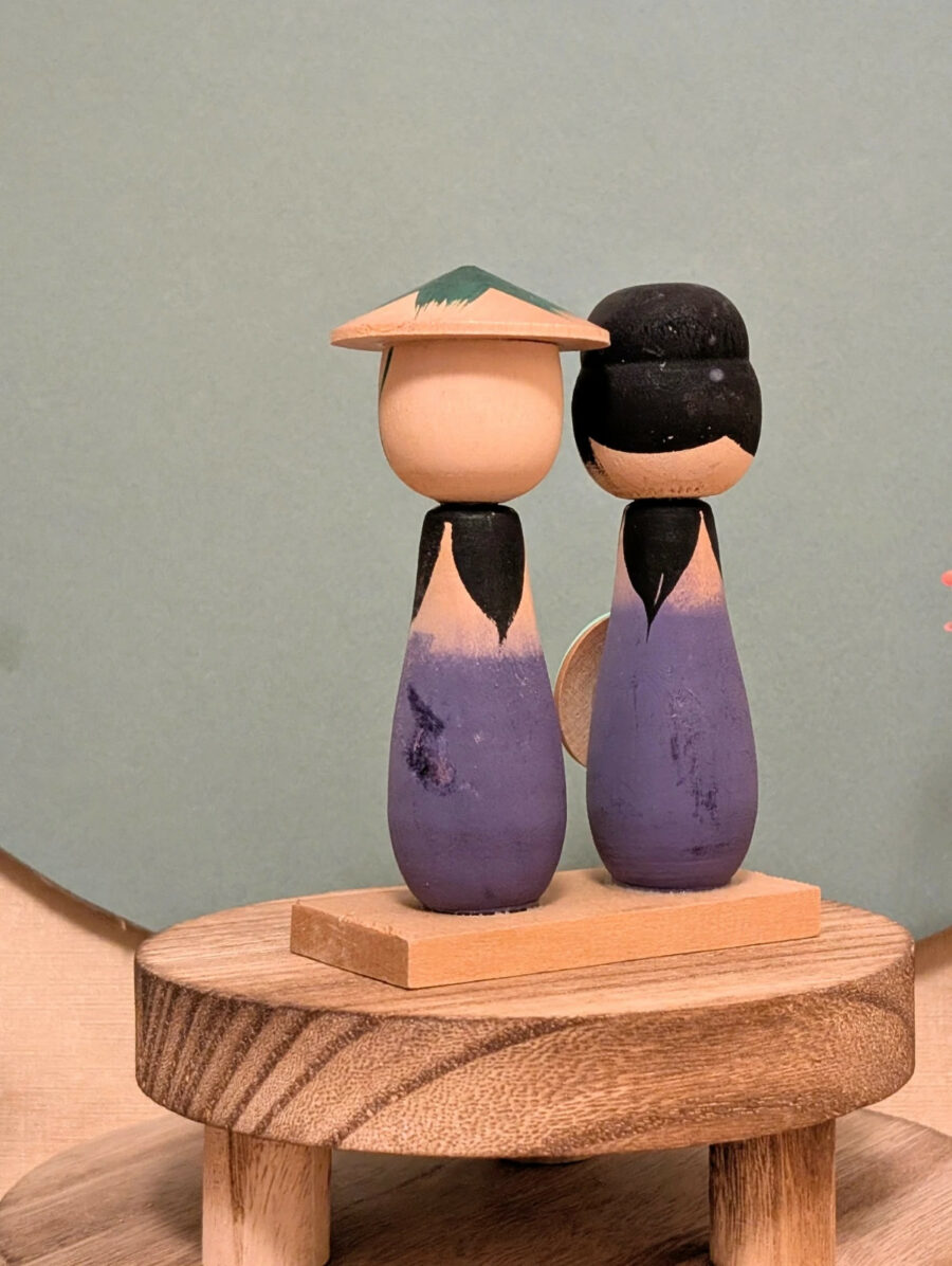 Kokeshi Omiyage - Duo Nasu 茄子 - photo 4