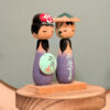 Kokeshi Omiyage - Duo Nasu 茄子 - photo 6