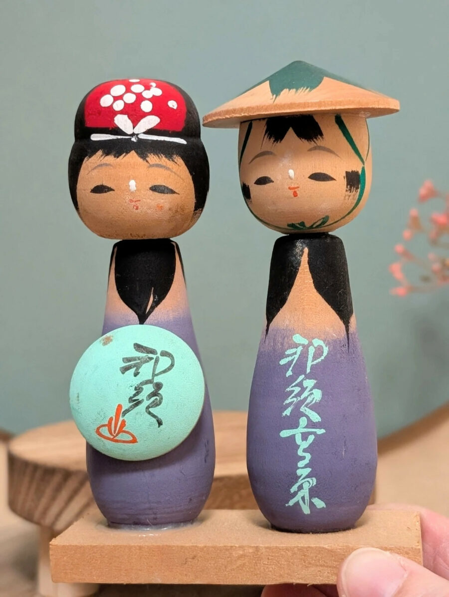 Kokeshi Omiyage - Duo Nasu 茄子 - photo 7