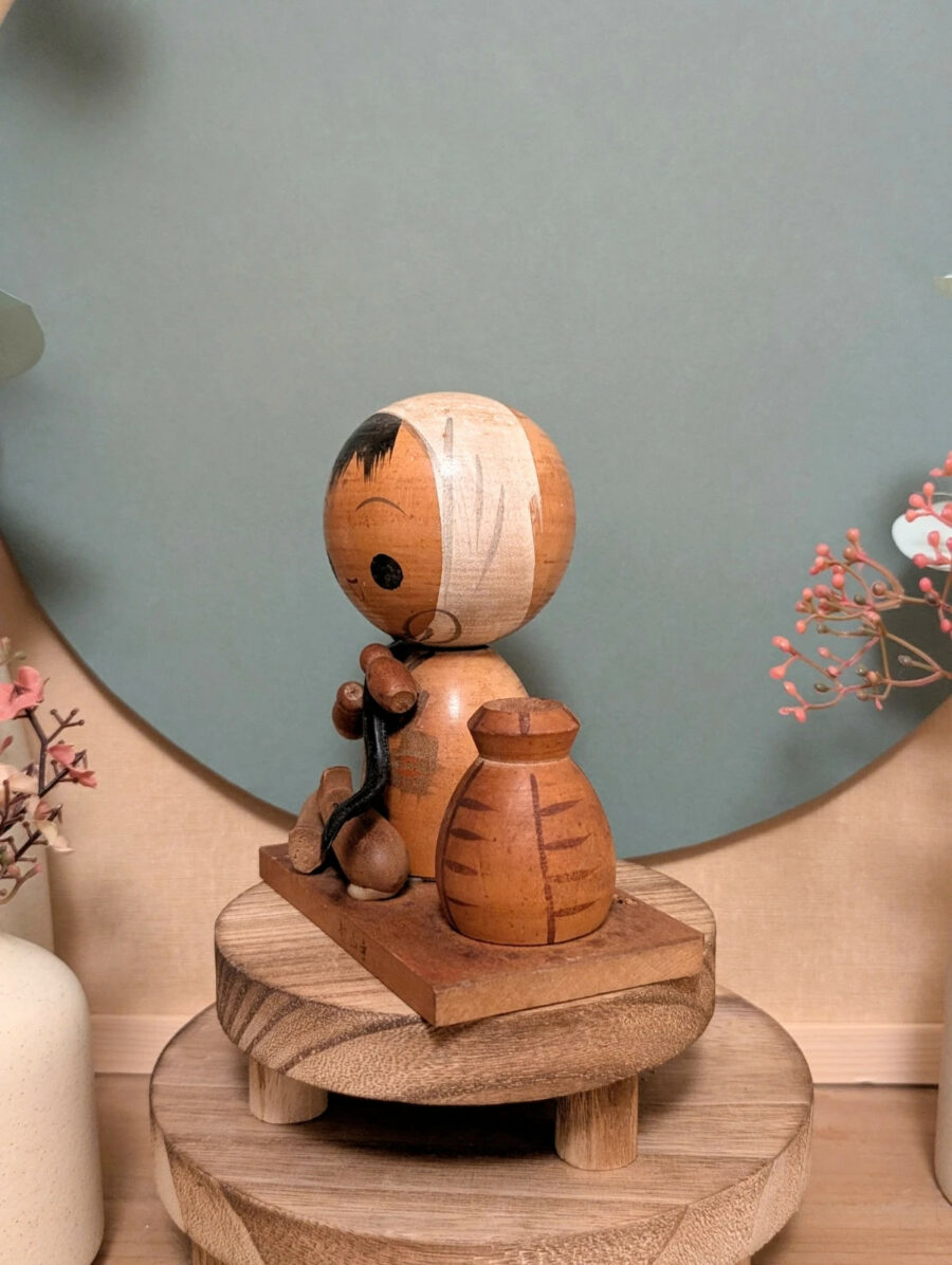 Kokeshi Omiyage - Enfant à l’Anguille (Unagi うなぎ) - photo 3