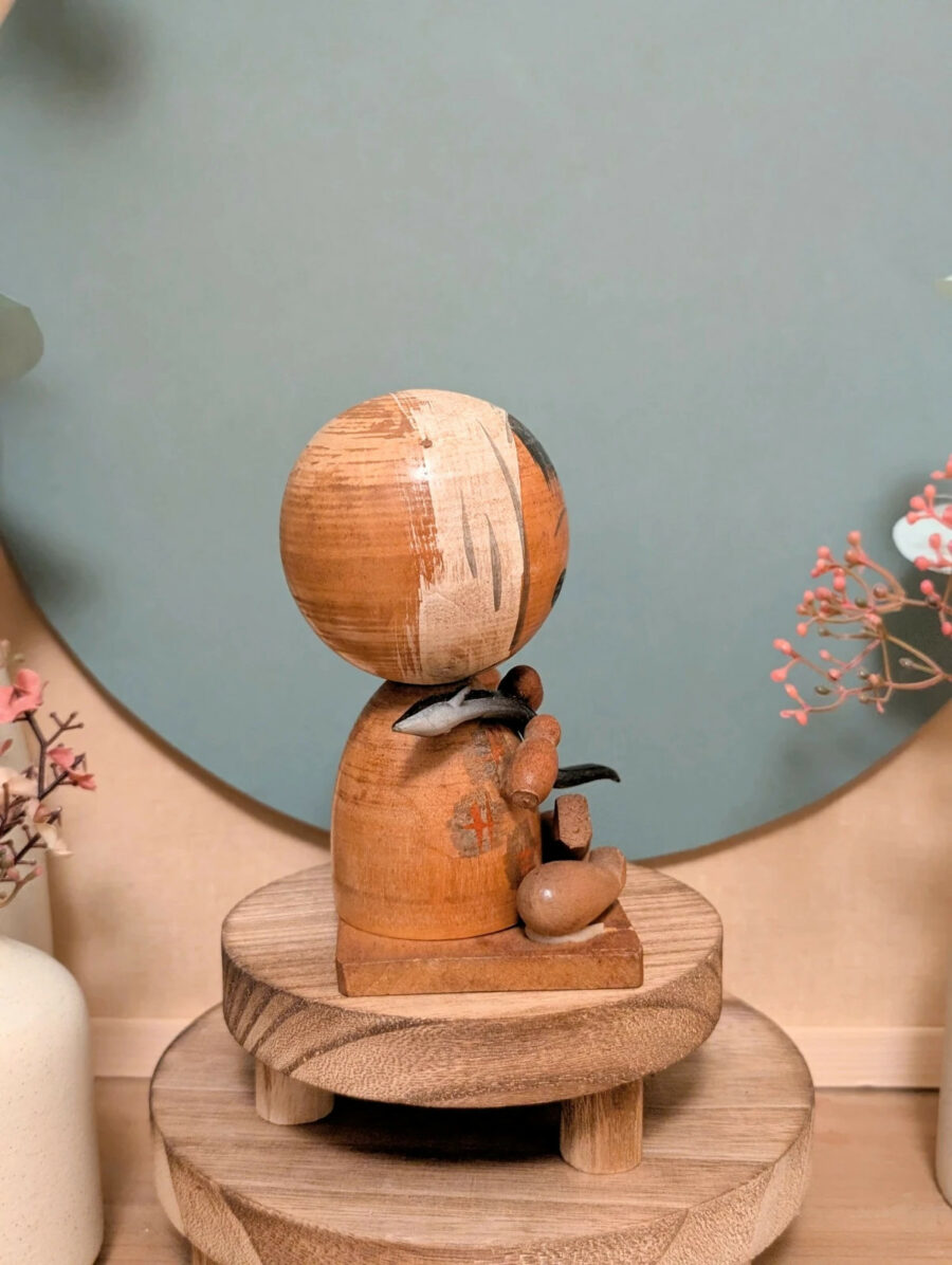 Kokeshi Omiyage - Enfant à l’Anguille (Unagi うなぎ) - photo 5