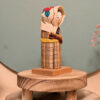 Kokeshi Omiyage - Jeune Femme au Foulard - photo 5