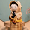 Kokeshi Omiyage - Jeune Femme au Foulard - photo 6