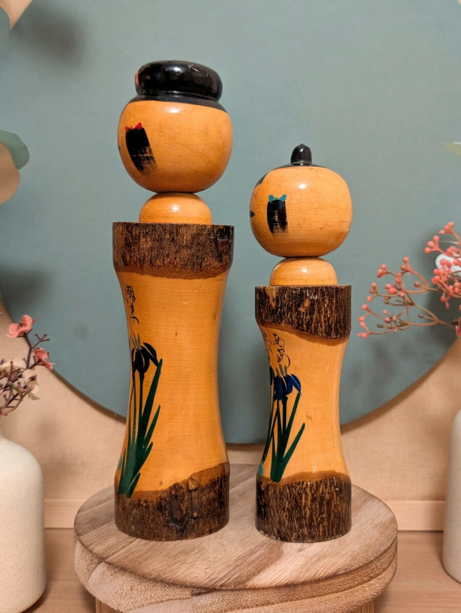 Kokeshi Omiyage Rustique - Duo Iris 菖蒲 - photo 3
