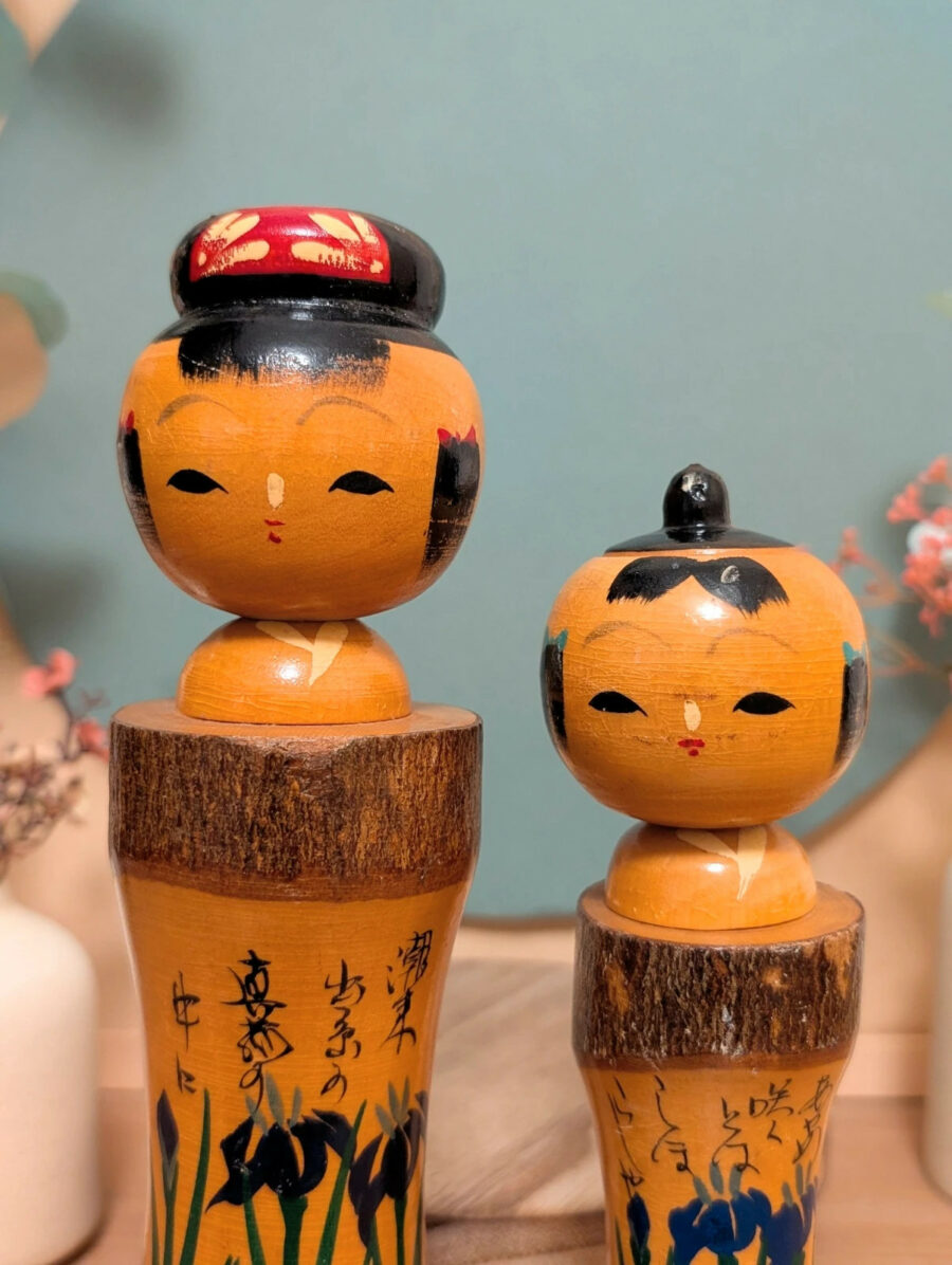 Kokeshi Omiyage Rustique - Duo Iris 菖蒲 - photo 6