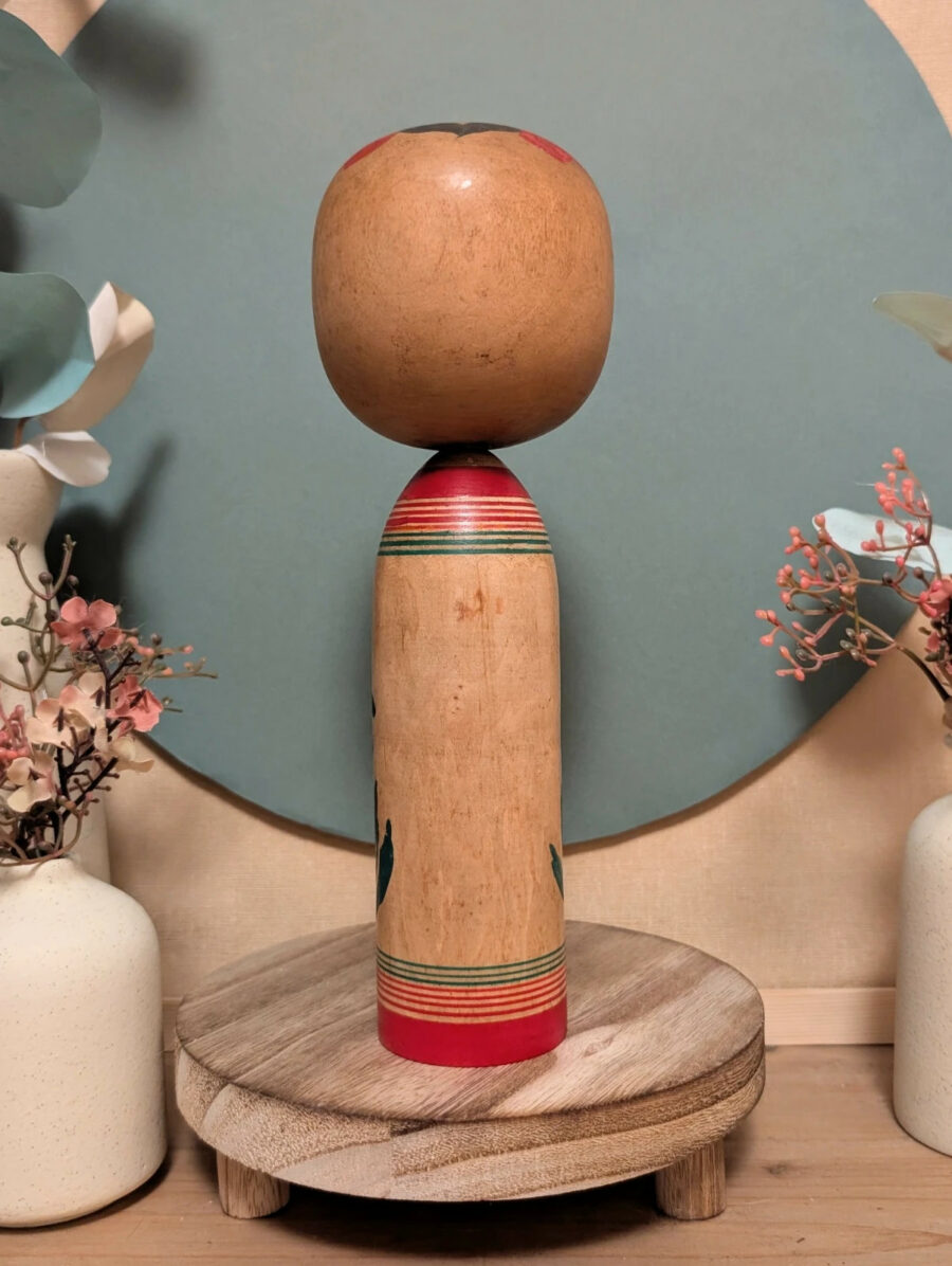 Kokeshi Shingata - Chrysanthème Stylisé - photo 4