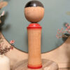 Kokeshi Shingata - Fleur rouge - photo 4