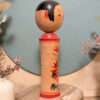 Kokeshi Shingata - Fleur rouge - photo 5