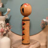 Kokeshi Shingata - Grandes Fleurs Rouges - photo 3