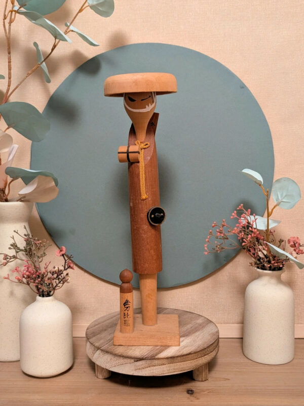 Kokeshi Sōsaku - Ishimatsu 石松 Kotohira 金刀比羅 - photo 2