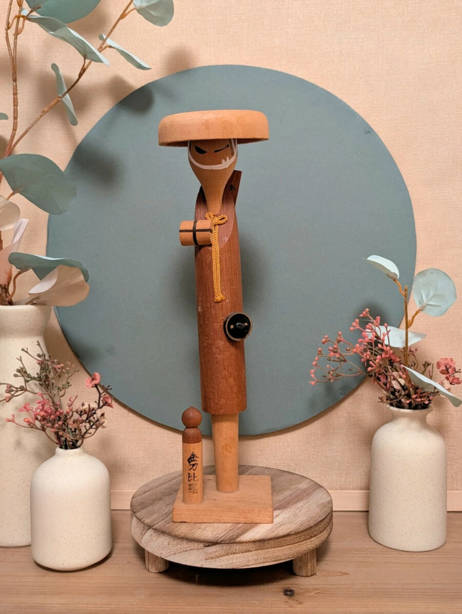 Kokeshi Sōsaku - Ishimatsu 石松 Kotohira 金刀比羅 - photo 2