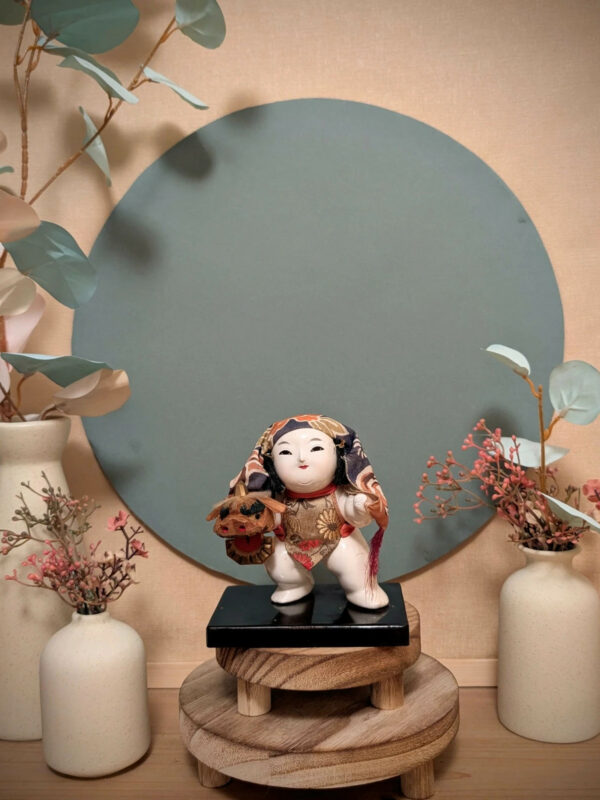Poupée Gosho Ningyō - Danse Shishimai 御所人形 - photo 1