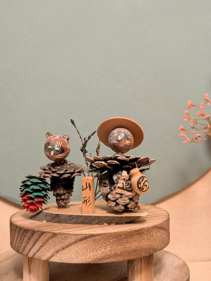 Tanuki Folklorique - Pommes de pin 狸 - photo 2