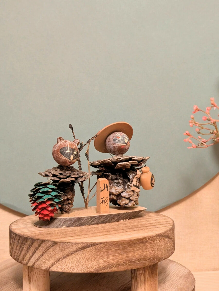 Tanuki Folklorique - Pommes de pin 狸 - photo 6