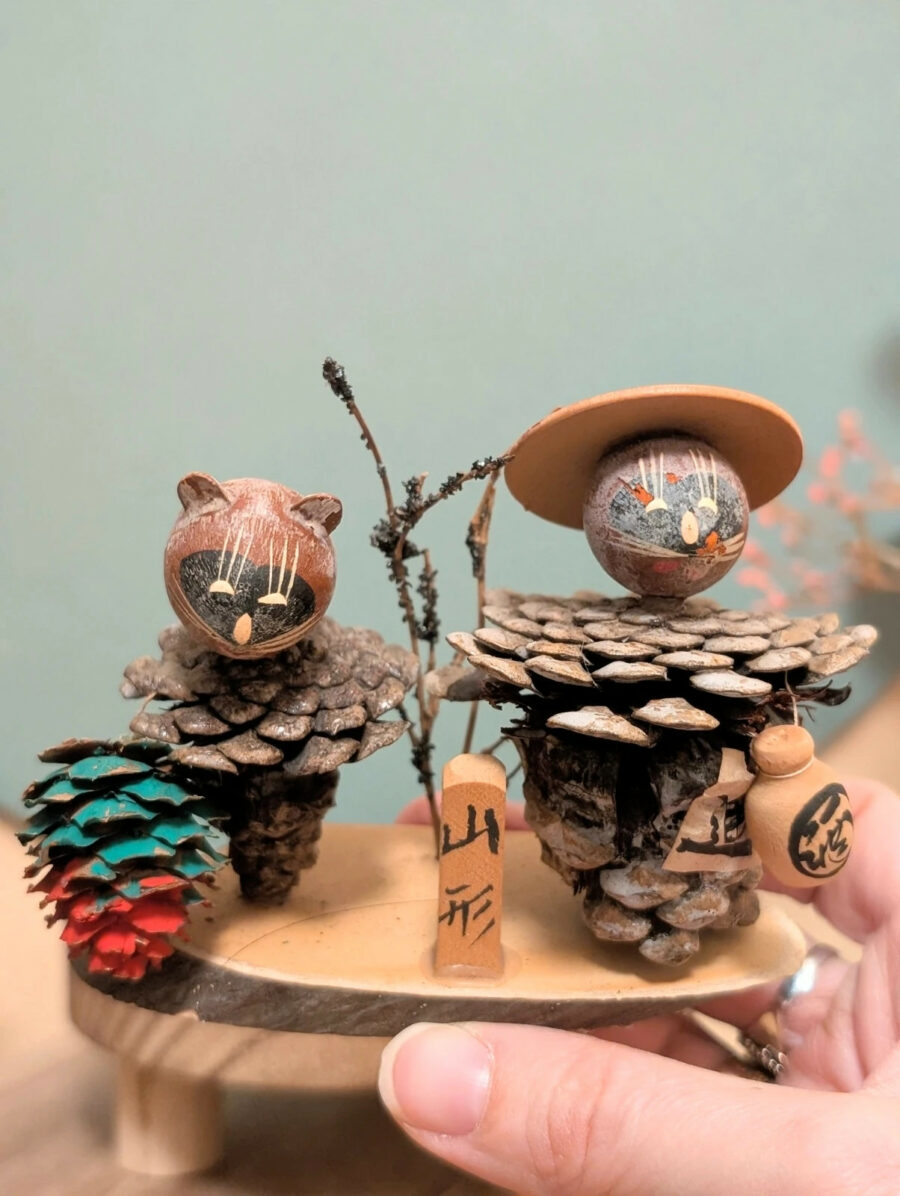 Tanuki Folklorique - Pommes de pin 狸 - photo 7